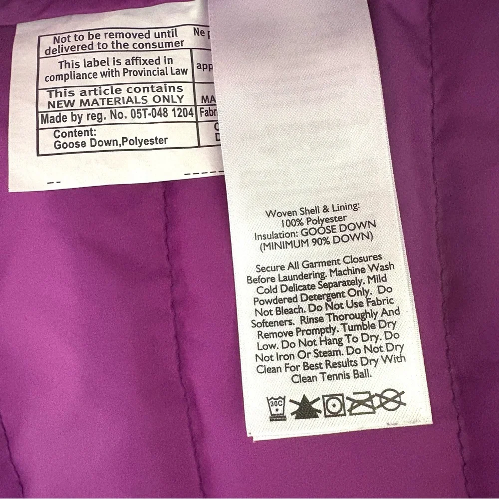 Eddie Bauer Goose Down Puffer Vest Women’s Size S - Picture 6 of 8